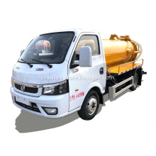 Small Dongfeng Vacuum Sewage and Waste Water Suction Trucks Sewage Fecal Truck